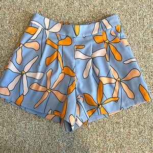 CROSBY by Mollie Burch blue floral shorts